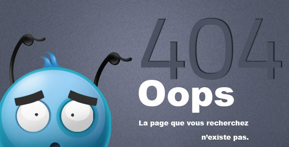 404 oups