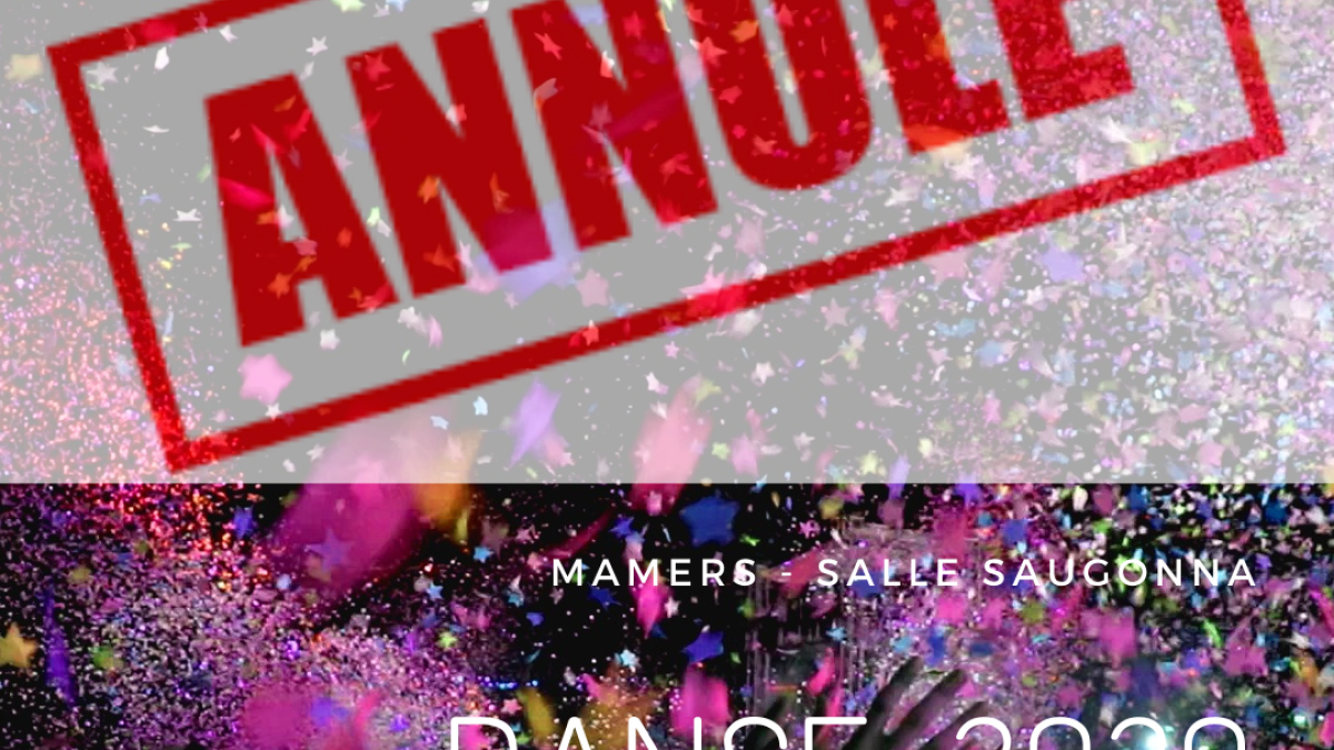 Annulation du spectacle de danse